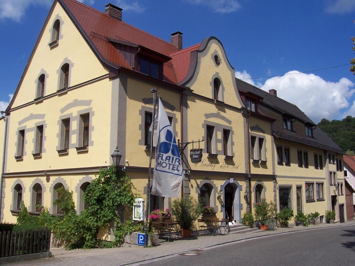 Hotel-Gasthof Die Post Brennerei Frankenhoehe Schillingsfuerst Luaran gambar